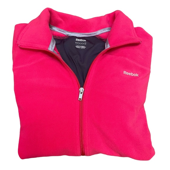 REEBOK HOT PINK Women’s Zipper Front Jacket Size L - Picture 6 of 14